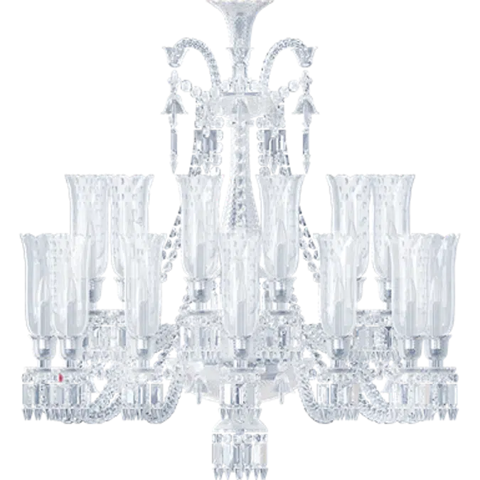 Zénith Chandelier Ceiling 24L avec Huricanes