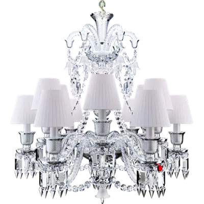 Image pour Lustre Zénith cristal clair 12L