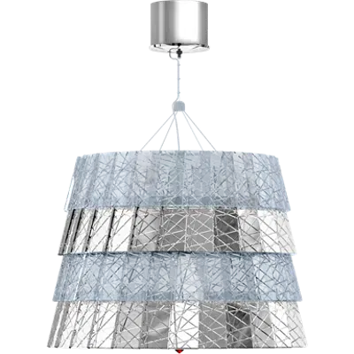 kuva kohteelle Tuile De Cristal Ceiling Medium size Frozen Silver