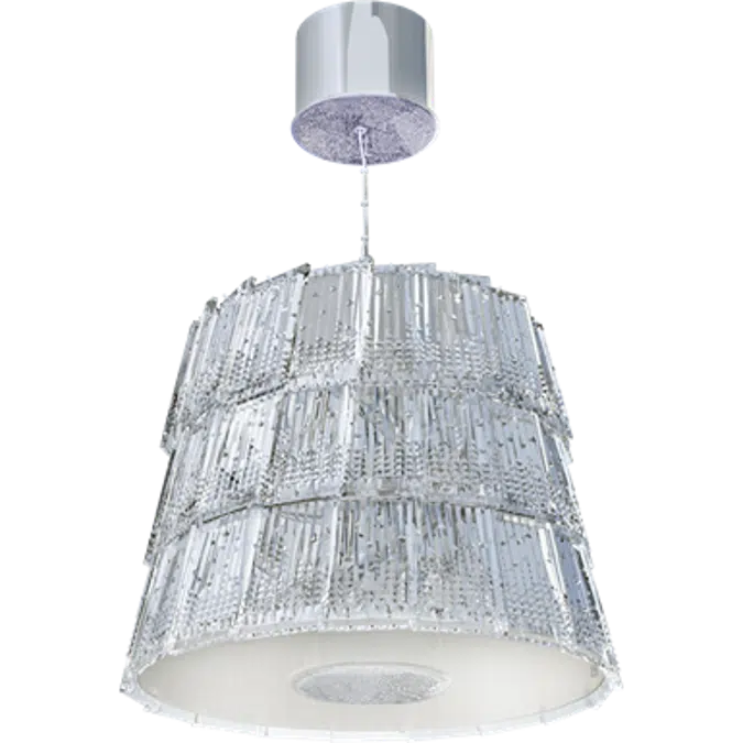 BIM objects - Free download! Tuile de Cristal Chandelier Small size ...