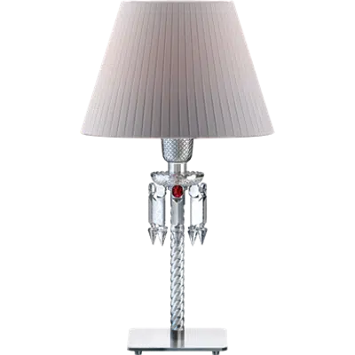 torch lamp white lampshade