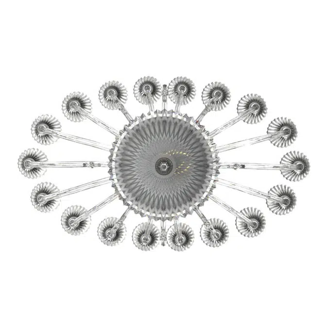 Mille Nuits Chandelier 18L Oval shape