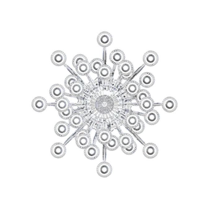 Mille Nuits Chandelier 24L Hurricane shade holders