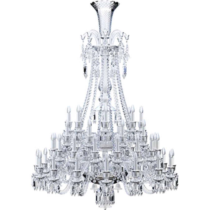 Lustre Zénith cristal clair 48L