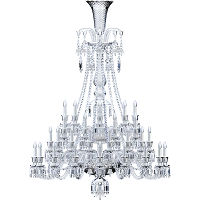 Lustre Zénith cristal clair 48L