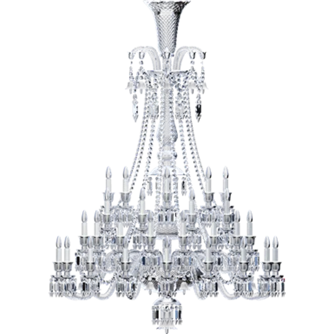 Lustre Zénith cristal clair 48L