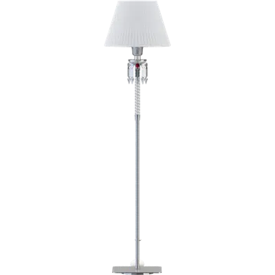 Torch Small Floor Lamp White lampshade图像