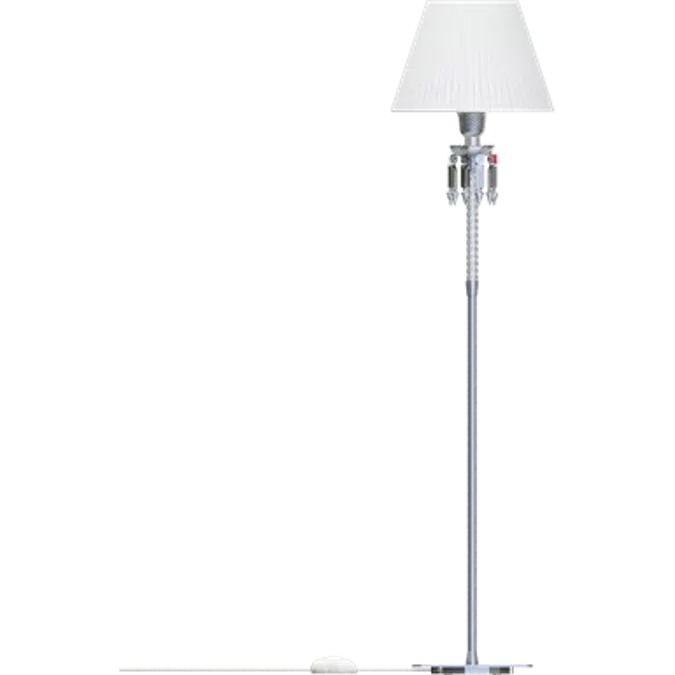 Torch Small Floor Lamp White lampshade