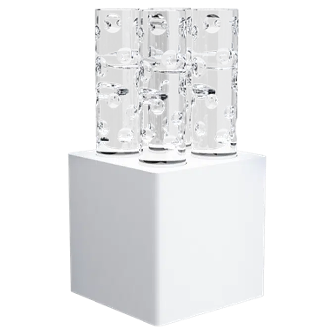 White round shape cut 4L Jallum candlelight