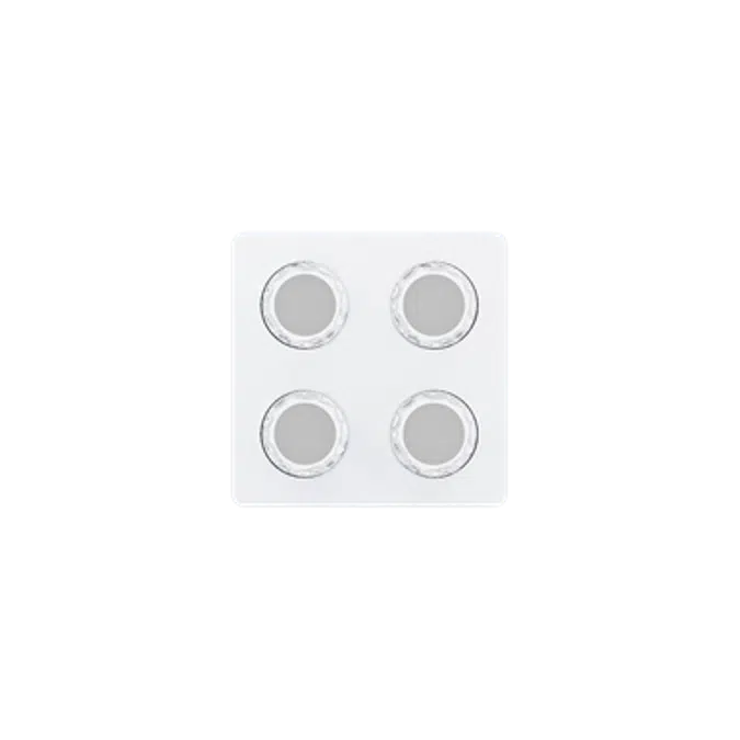 White round shape cut 4L Jallum candlelight