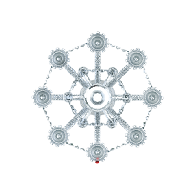 Zenith Chandelier 8L Long