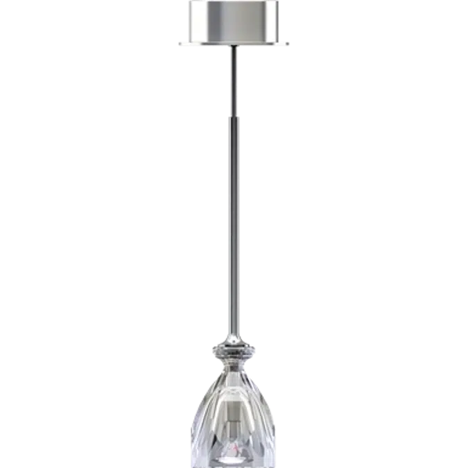 HIC Ceiling Lamp Clear Crystal and Silver Coating