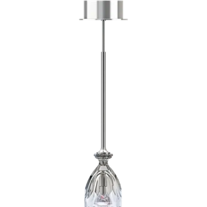 HIC Ceiling Lamp Clear Crystal and Silver Coating