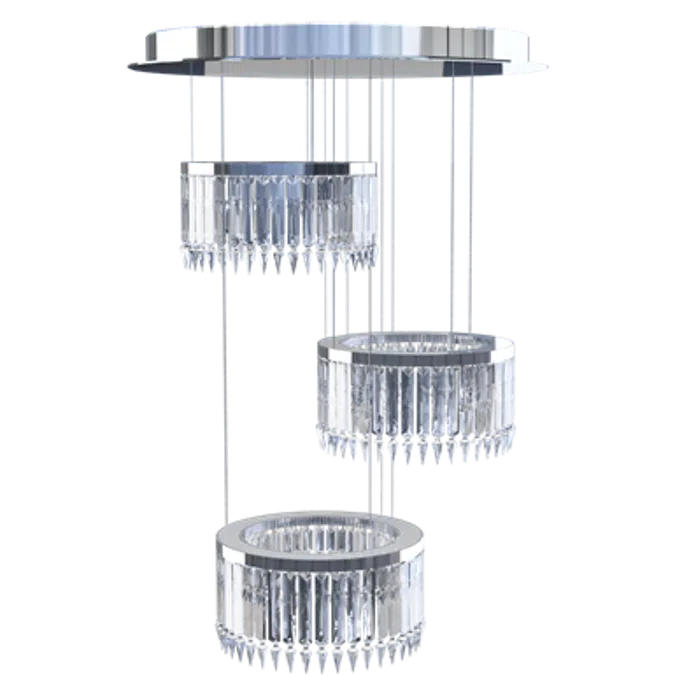 Lady Crinoline chandelier Classic 3 modules