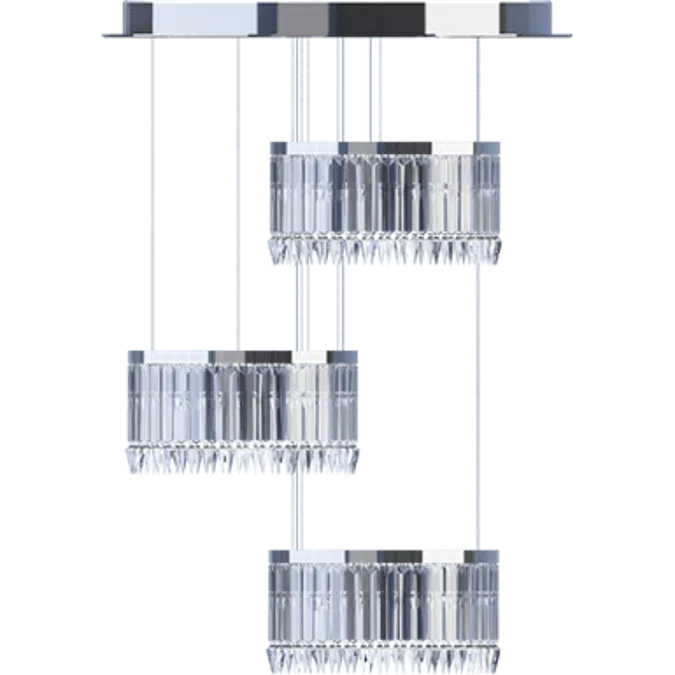 Lady Crinoline chandelier Classic 3 modules