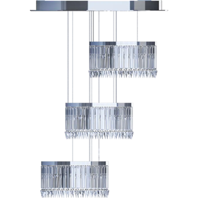 Lady Crinoline chandelier Classic 3 modules