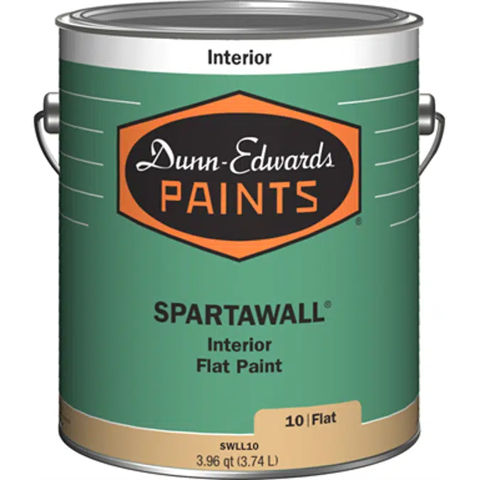 SPARTAWALL® Interior Paint, Premium, Zero VOC, Acrylic