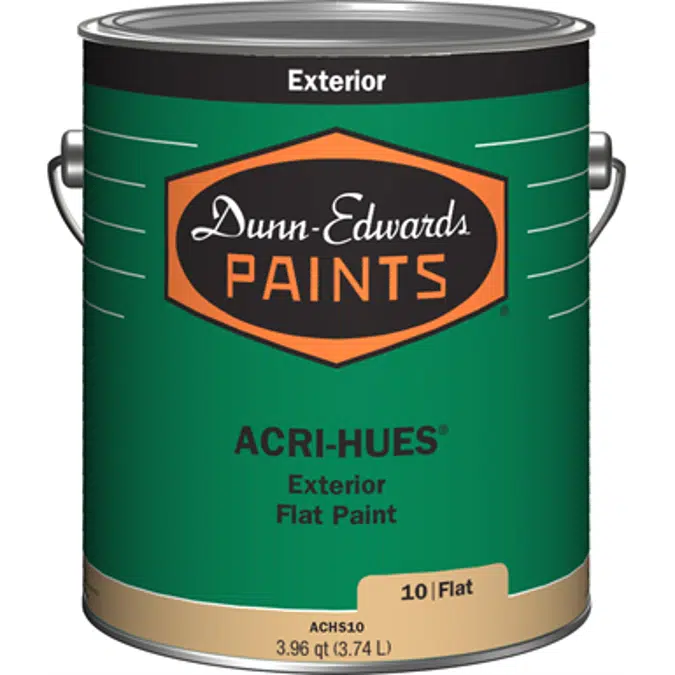 ACRI-HUES® Exterior Paint, Low Odor, Ultra-Low VOC, Acrylic