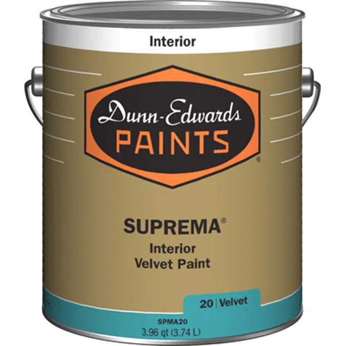 SUPREMA® Interior Paint, Ultra-Premium, Ultra-Low VOC, Acrylic Latex