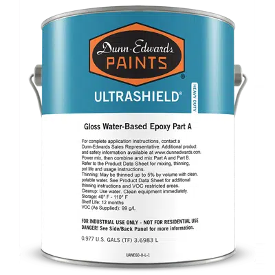 imagen para ULTRASHIELD® Gloss Water-Based Epoxy - Base Coat/Primer, Topcoat