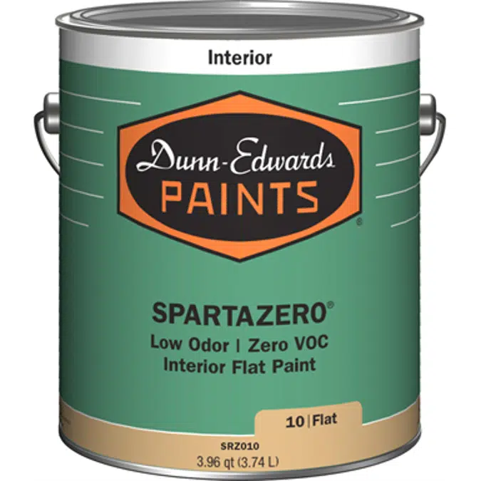 SPARTAZERO® Flat Premium, ZERO VOC Interior Paint