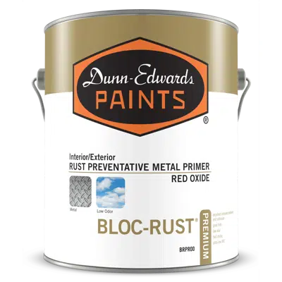 Image for BLOC-RUST® Premium Interior/Exterior Rust Preventative Metal Primer Red Oxide (Water Based)