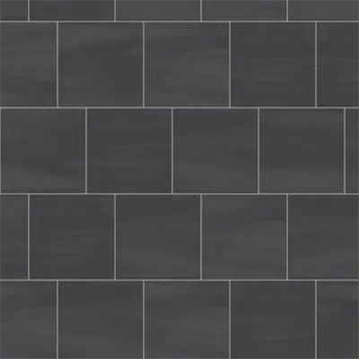 Mosa Solids - Graphite Black - Wall tile surface图像