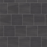 mosa solids - graphite black - floor tile surface