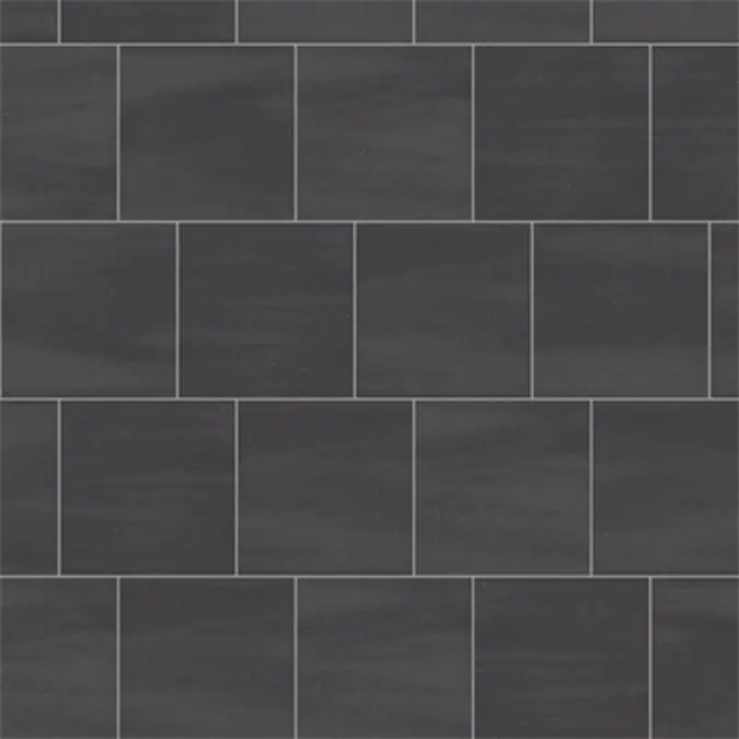 Mosa Solids - Graphite Black - Floor tile surface