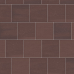 mosa solids - rust red - floor tile surface