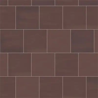 imagem para Mosa Solids - Rust Red - Floor tile surface