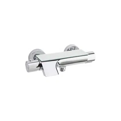 Urban Chic Thermostatic Bath & Shower Exit Waterfall With Safety Glass 213901 S için görüntü