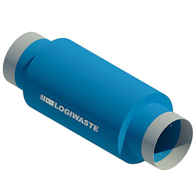 Image for Exhaust air pipe silencer, DN 500