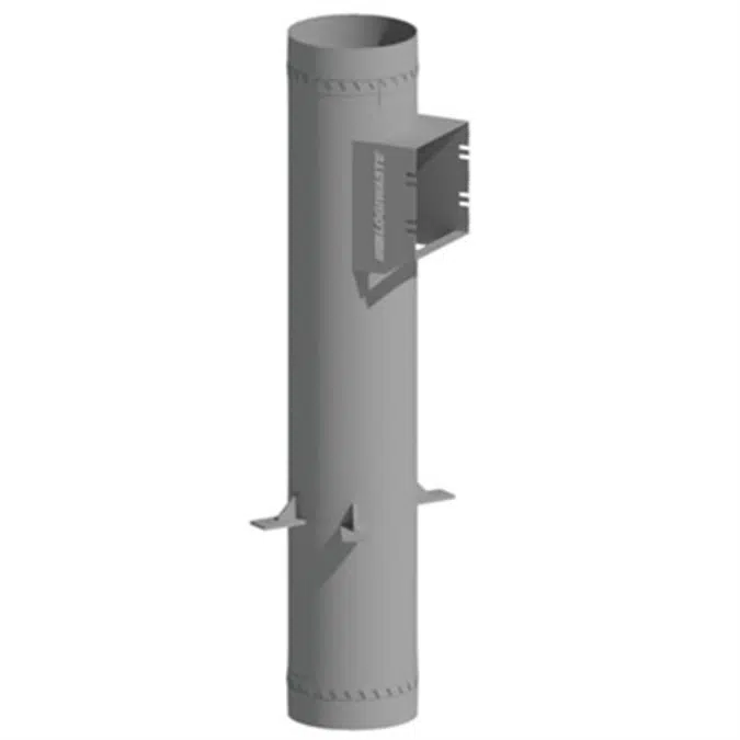 Manual waste and laundry inlet chute connection, DN 400
