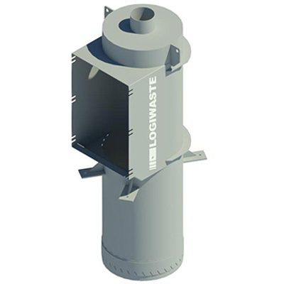 Image for Manual waste and laundry inlet topchute connection, DN 500