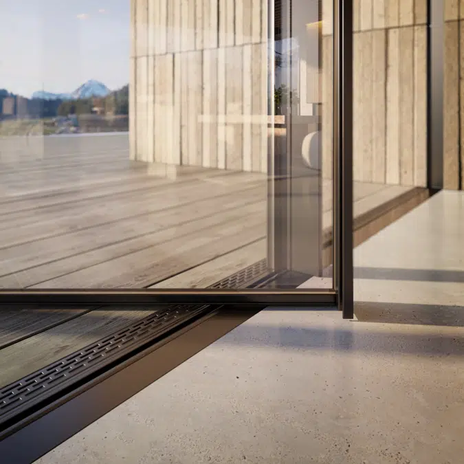 Keller minimal windows® pivot door