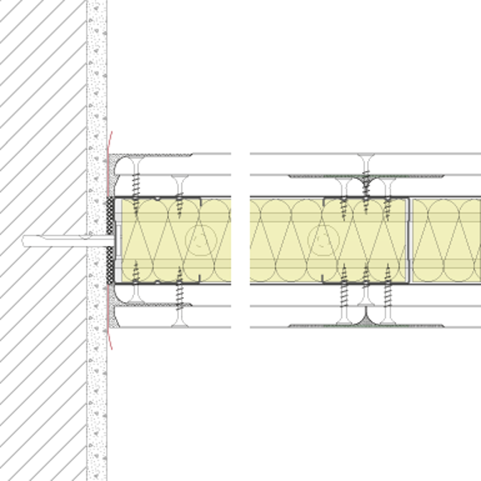 W50/100; EI90; Austria; single metal stud frame, double-layer cladding