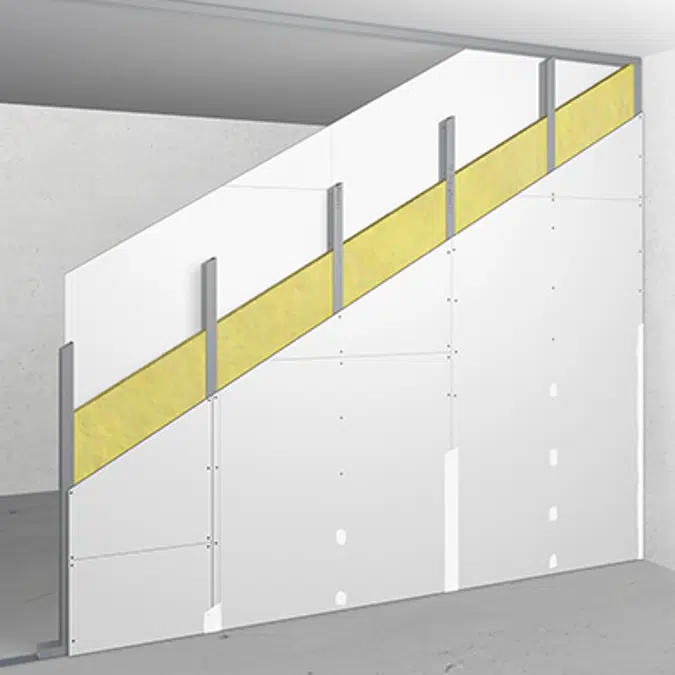 BIM objects - Free download! W75/100; EI30; Austria; single metal stud ...