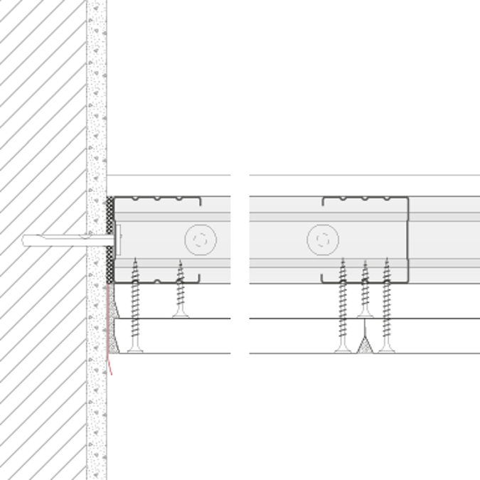 SW50/90; EI90; Austria; Shaft wall, single metal stud frame, double-layer cladding