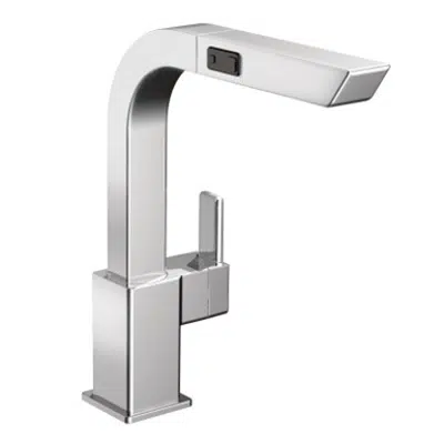 S7597C 90 Degree One-Handle High Arc Pullout Kitchen Faucet için görüntü