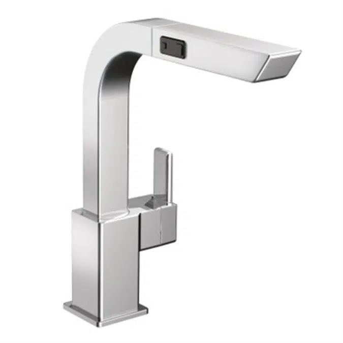 S7597C 90 Degree One-Handle High Arc Pullout Kitchen Faucet
