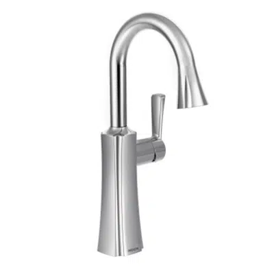 bilde for S62608 Etch One-Handle High Arc Pulldown Bar Faucet