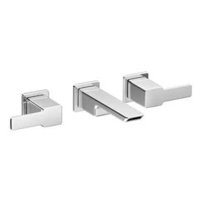 TS6730 90 Degree Two-Handle Wall Mount Bathroom Faucet için görüntü