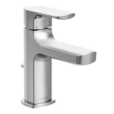 6900 Rizon Chrome One-Handle Low Arc Bathroom Faucet için görüntü