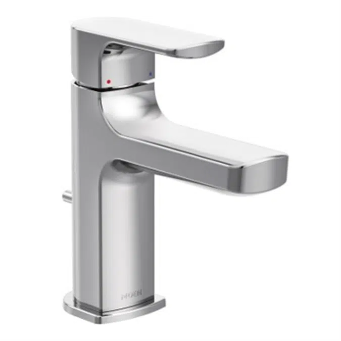 6900 Rizon Chrome One-Handle Low Arc Bathroom Faucet