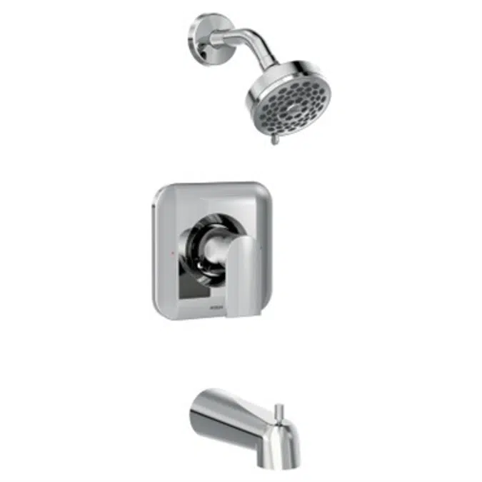 Genta Chrome Posi-Temp® Tub/Shower - T2473EP