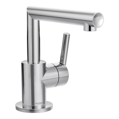 Chrome Moen S8001 Via One-Handle Low Arc Bathroom Faucet 
