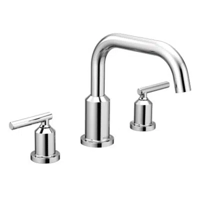 Gibson Chrome Two-Handle Roman Tub Faucet - T961 için görüntü