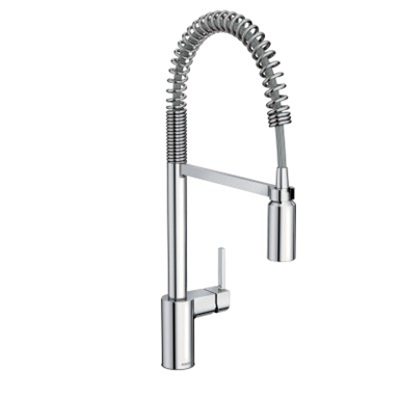 Image for 5923 Align Chrome One-Handle Pre-Rinse Spring Pulldown Kitchen Faucet