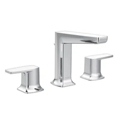 Image for TS8002 Via Chrome Two-Handle Low Arc Bathroom Faucet